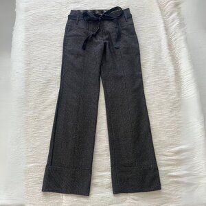 Aventures des Toiles Grey Wool Pants, fun detailing